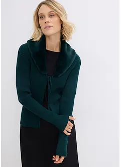 Vest met imitatiebont, bonprix