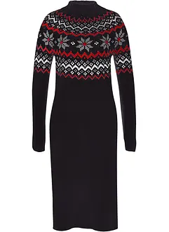 Gebreide jurk met Noors patroon, bonprix