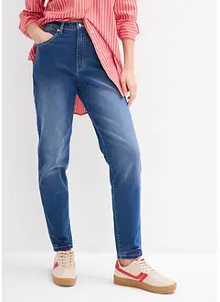 Mom jeans high rise, cropped, bonprix