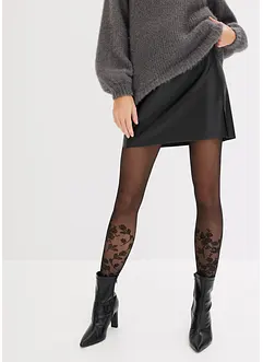 Panty met bloemenpatroon 30 den, bonprix