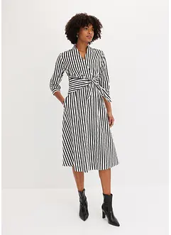 Midi jurk met bindceintuur, bonprix