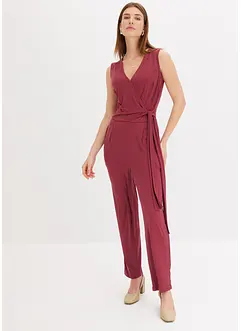 Jersey jumpsuit met knoopdetail, bonprix