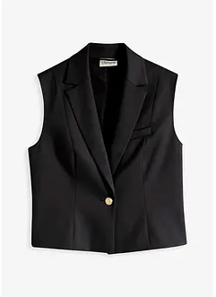 Gilet met decoratieve knoop, bonprix