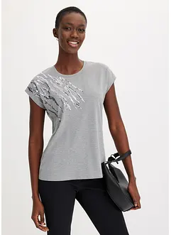 Shirt met pailletten, bonprix