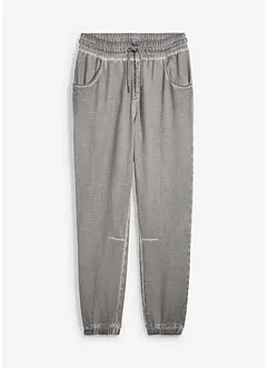 Joggingbroek in een verwassen look, bonprix