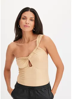 Shirt van mesh met glitterdetails, bonprix