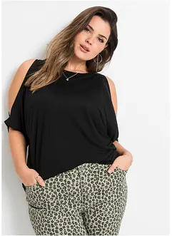Cold shoulder shirt van viscose, bonprix