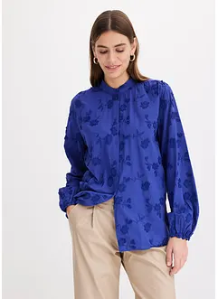 Blouse met bloemenapplicatie, bonprix