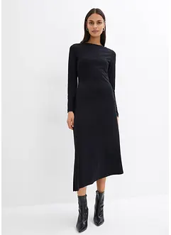 Asymmetrische midi-jurk van viscosemix, bonprix