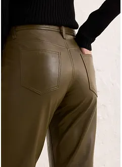 Leren broek van lamsnappa, bonprix