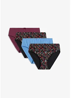 Maxislip met biologisch katoen (set van 4), bonprix