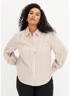 Gestreepte overhemdblouse, bonprix