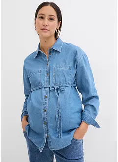 Denim zwangerschaps-/voedingsblouse, bonprix