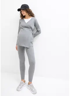 Zwangerschapsshirt met comfortabele legging (2-dlg. set), bonprix