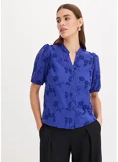 Blouse met korte mouw van katoen, bonprix