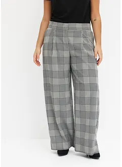 Geruite Marlene Dietrich broek, bonprix