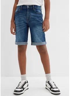 Jongens stretch jeans bermuda, bonprix