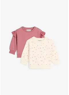 Baby sweater van biologisch katoen (set van 2), bonprix
