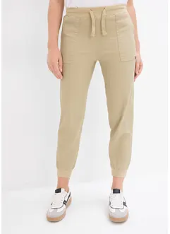 Twill broek met comfortband, bonprix