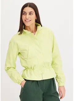 Korte jas met koordje in de taille, bonprix