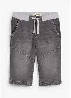 Jongens jeans stretch bermuda, bonprix