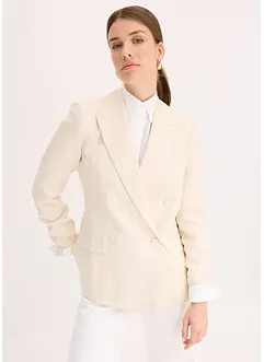 Blazer met lyocell in crincle-look, bonprix