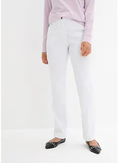 Bengaline stretch broek met comfortband, straight, bonprix