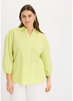High-low blouse met ballonmouwen, bonprix