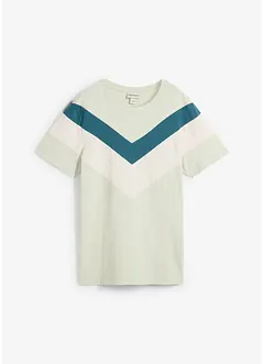 T-shirt met biologisch katoen, slim fit, bonprix