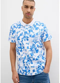 Poloshirt met korte mouwen van biologisch katoen, bonprix