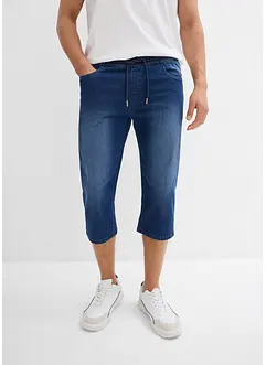 3/4 instap stretch jeans, straight,regular fit ( set van 2), bonprix