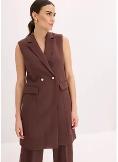 Lang mouwloos vest, bonprix