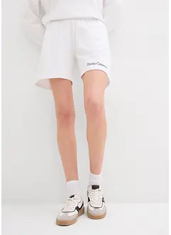Sweat short met borduursel, bonprix