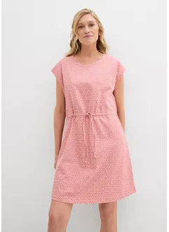 Jersey jurk met koorddetail, bonprix