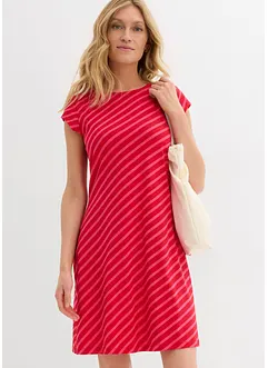 Jersey jurk in een aansluitend model, bonprix