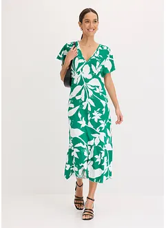 Midi jurk met kapmouwen, bonprix