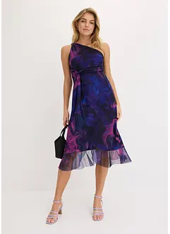Aansluitende one shoulder jurk, bonprix