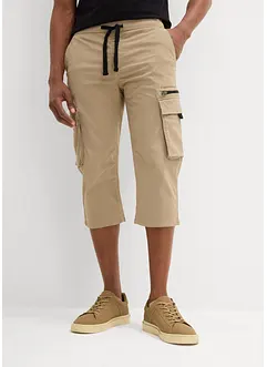 3/4 instapbroek met cargozakken, regular fit, bonprix