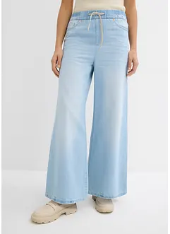 Wide leg jeans, mid waist, comfortabele band, bonprix