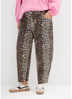 Barrel jeans, mid waist, bonprix