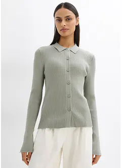 Gebreid vest van viscosemix, bonprix