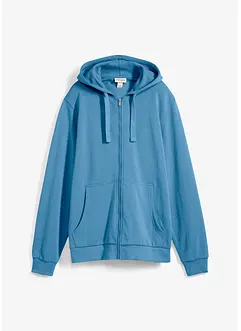 Sweater met capuchon en ritssluiting, bonprix