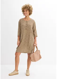 Mousseline jurk, bonprix