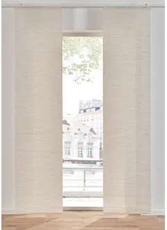 Transparant paneelgordijn in bamboe look (1 stuk), bonprix