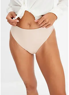 High waist string van glanzend materiaal (set van 2), bonprix