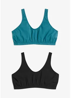 Bralette met katoen (set van 2), bonprix