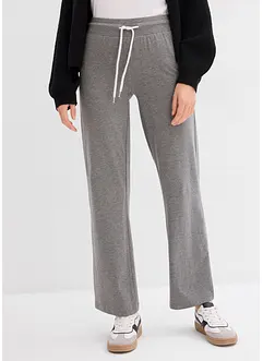 Jersey broek met biologischi katoen en stretch, bonprix