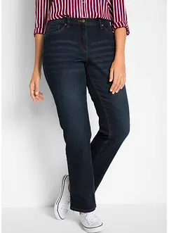 Straight jeans met mid waist, bonprix