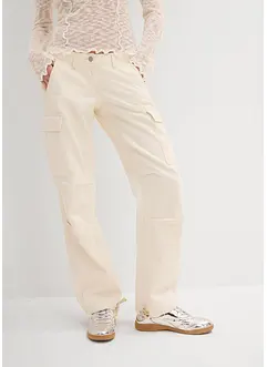 Cargo broek van puur katoen, bonprix