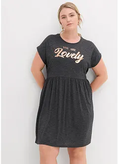 Gedessineerde shirtjurk van viscosemix, bonprix